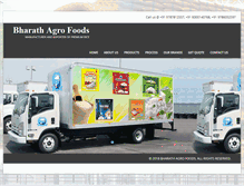 Tablet Screenshot of bharathagrofoods.com